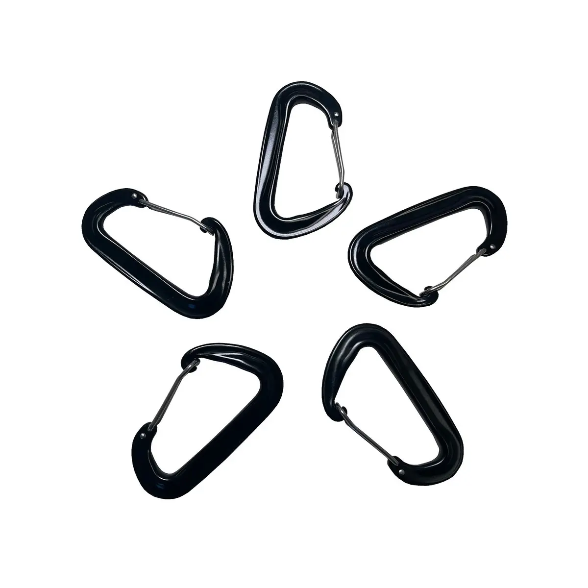 Rb Components Black Caribener Clip - 5 Pack 1