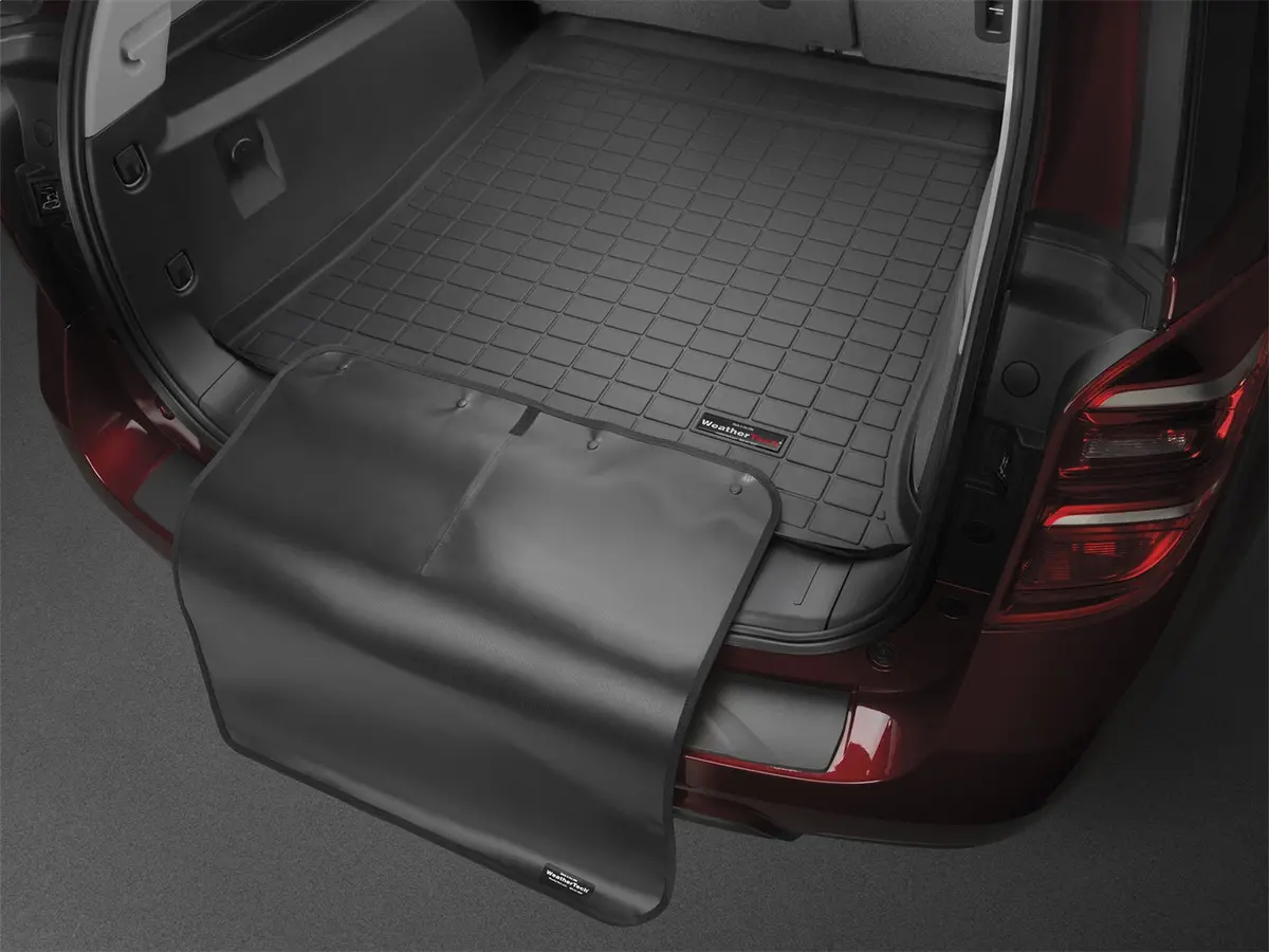 Weathertech 401526Sk Cargo Liner W/Bumper Protector; Black; Upper Cargo Area; 1