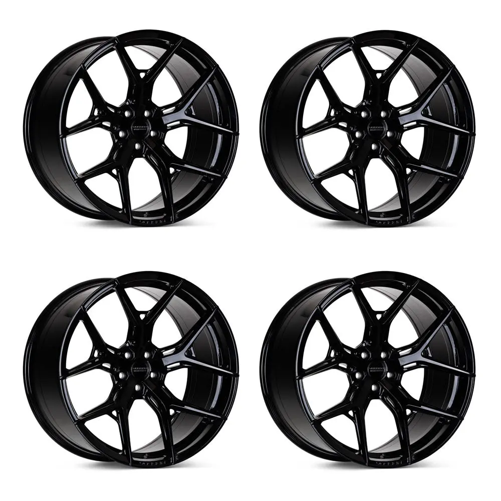 Vossen Hf-5 C8 Corvette 20X9" Front 21X12" Rear Wheel And Tire Package 1