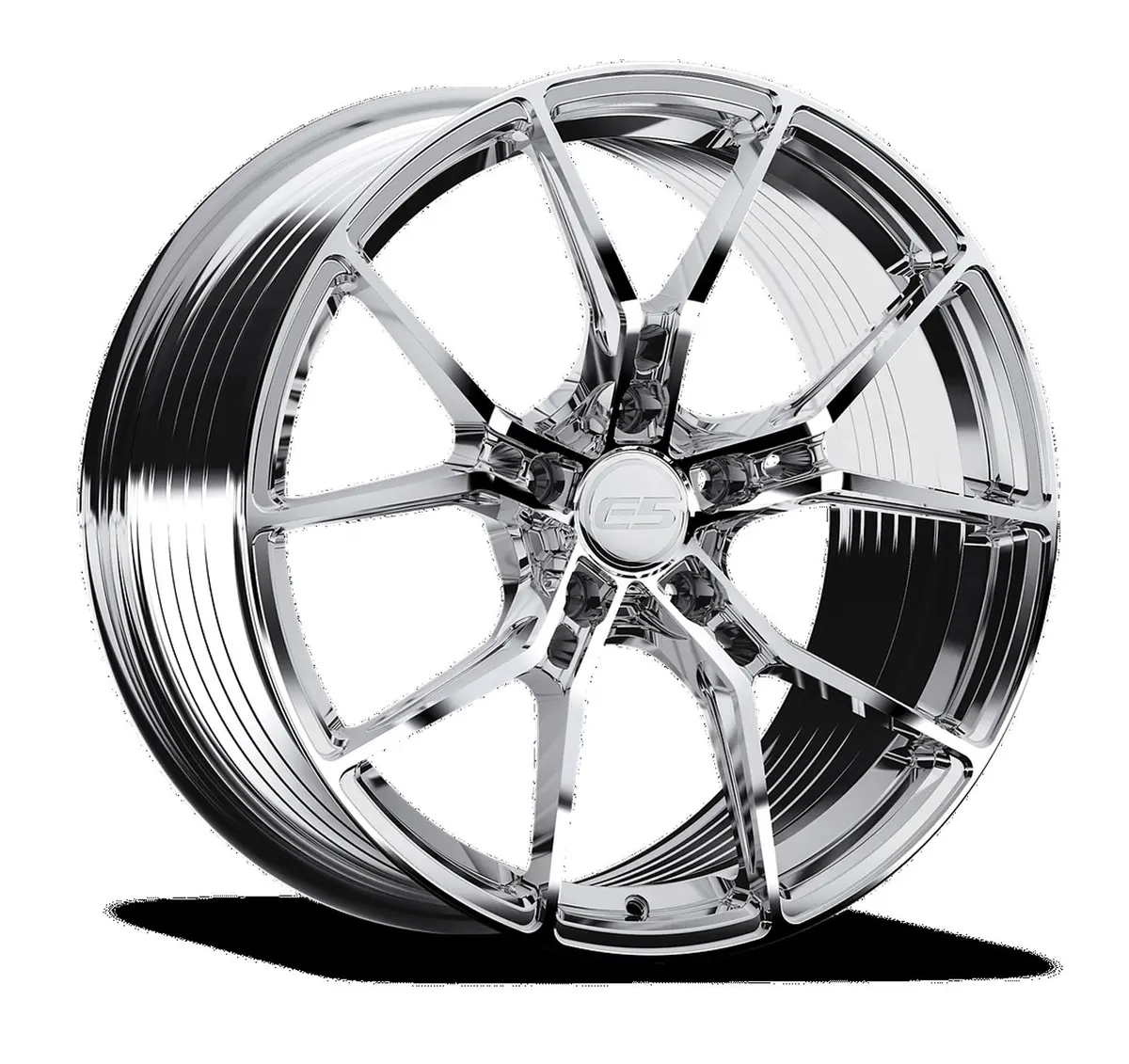 E5 Daytona C8 Corvette 19" Front 20" Rear Wheel And Tire Package 1