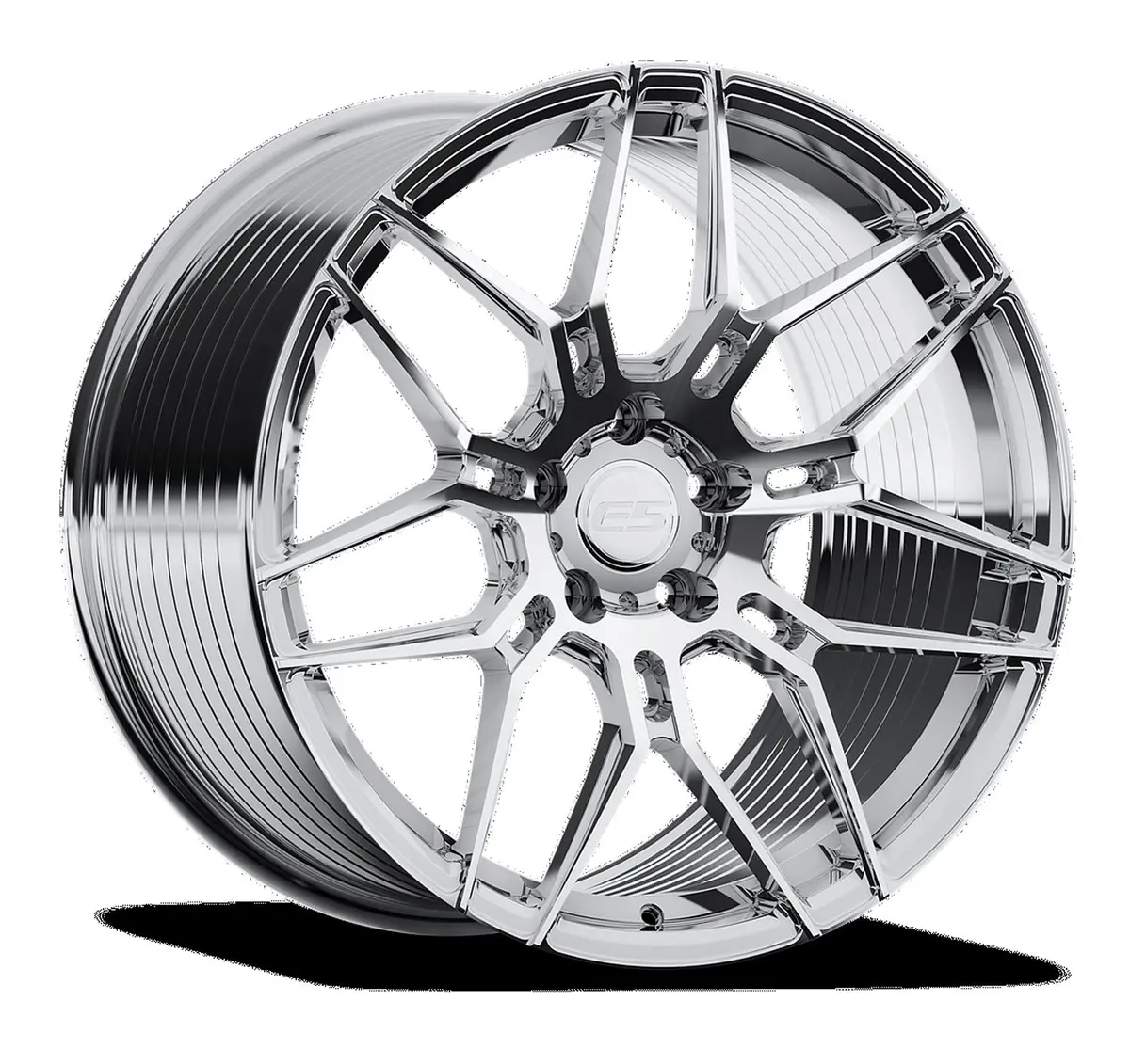 E5 Speedway C8 Corvette 19" Front 20" Rear Wheel And Tire Package 1
