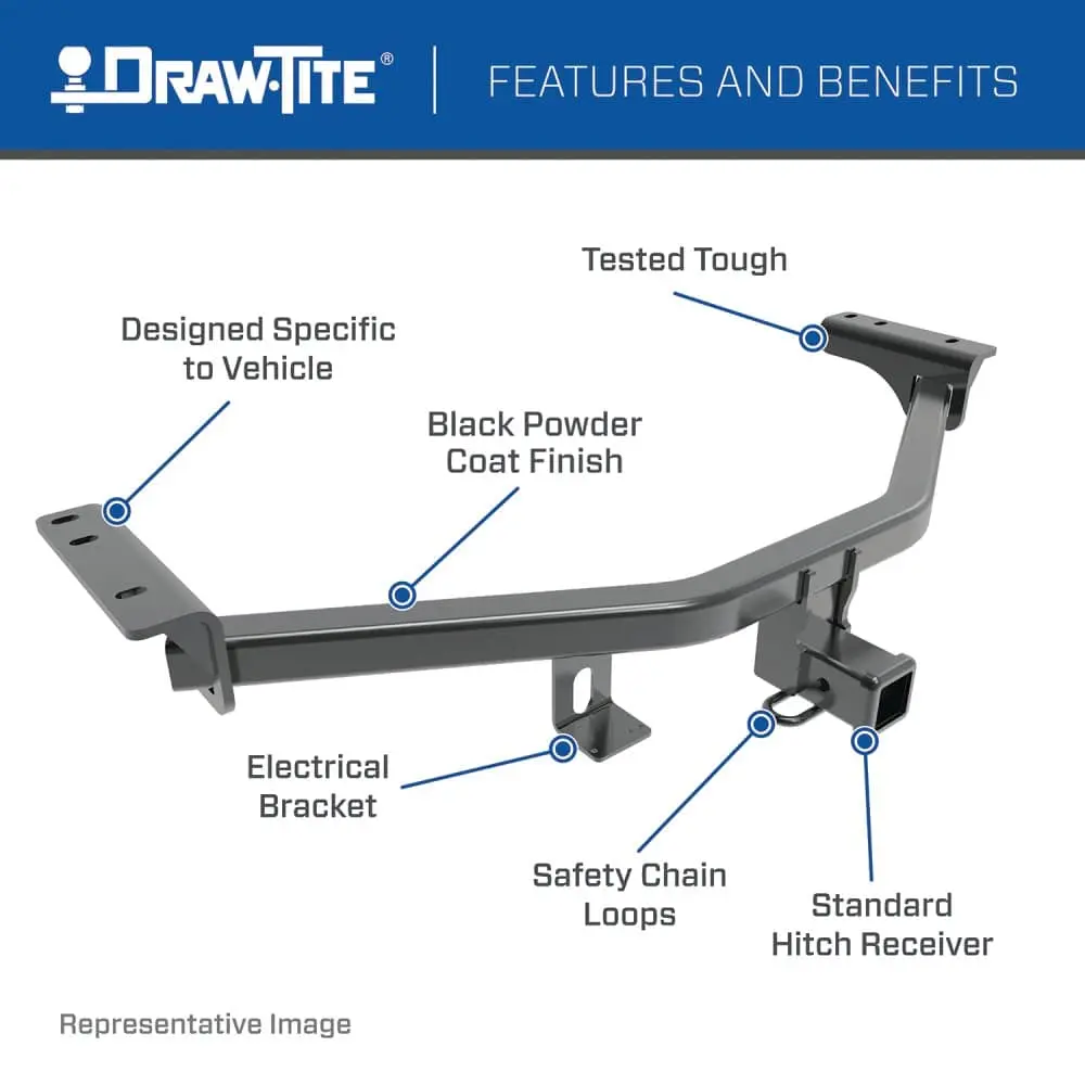 Draw-Tite 76653 Class 3 Hitch 22-26 Bmw Ix/21-23 Rav4 Prime 2