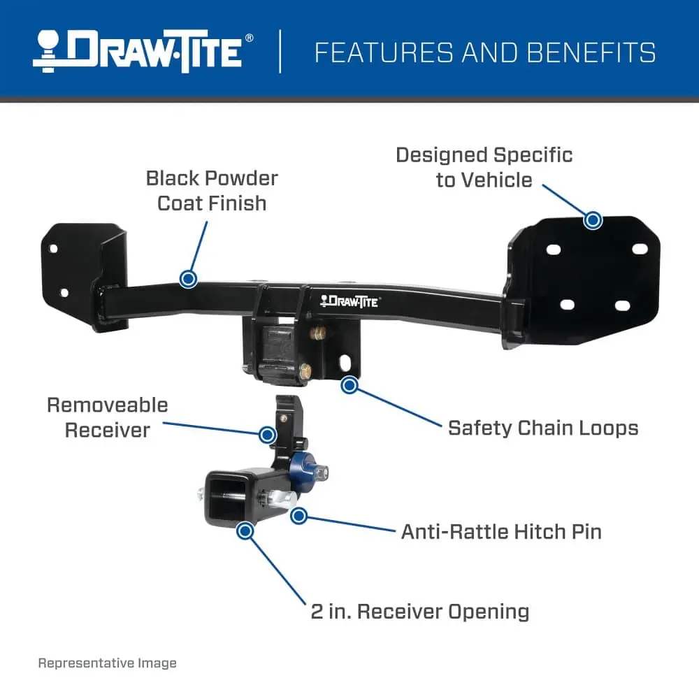 Draw-Tite 76929 Class 3 Hitch 19-23 Rav4 2