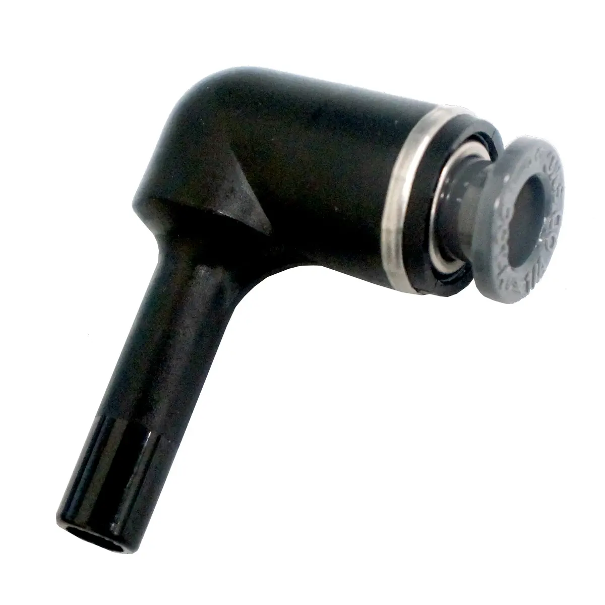 1/4" Plug In To 1/4" Airline 90 Deg Elbow Ptc Dot Air Fitting 1