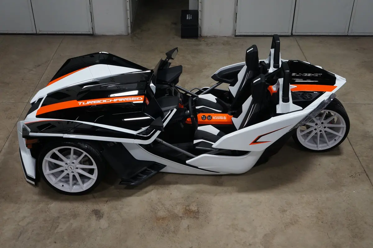 Polaris Slingshot Turbocharged Hood Decals 4