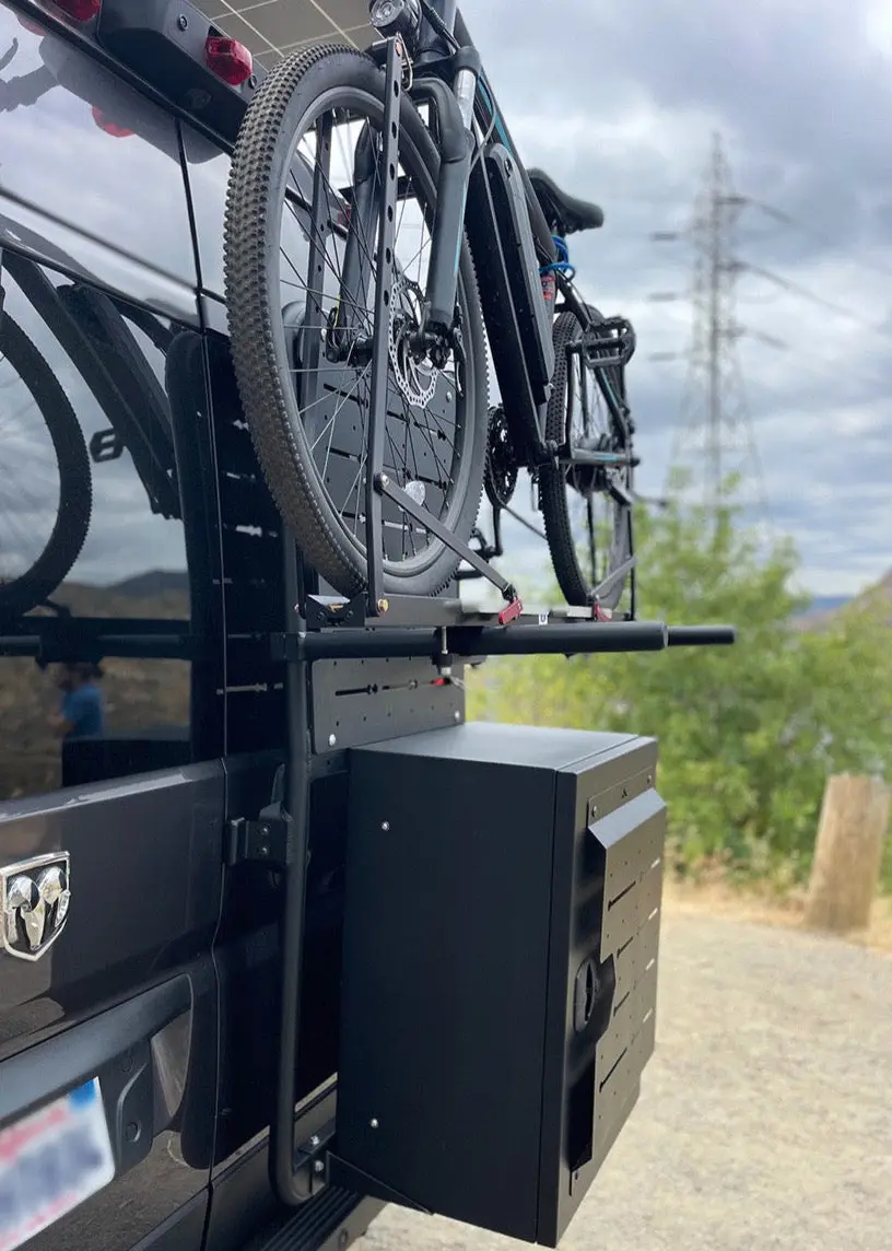Aluminess 2014+ Ram Promaster Passenger Side Bike Carrier 1
