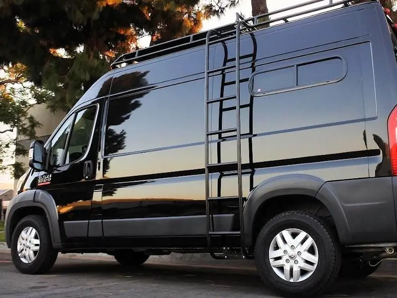 Aluminess Ram Promaster Side Ladder 1