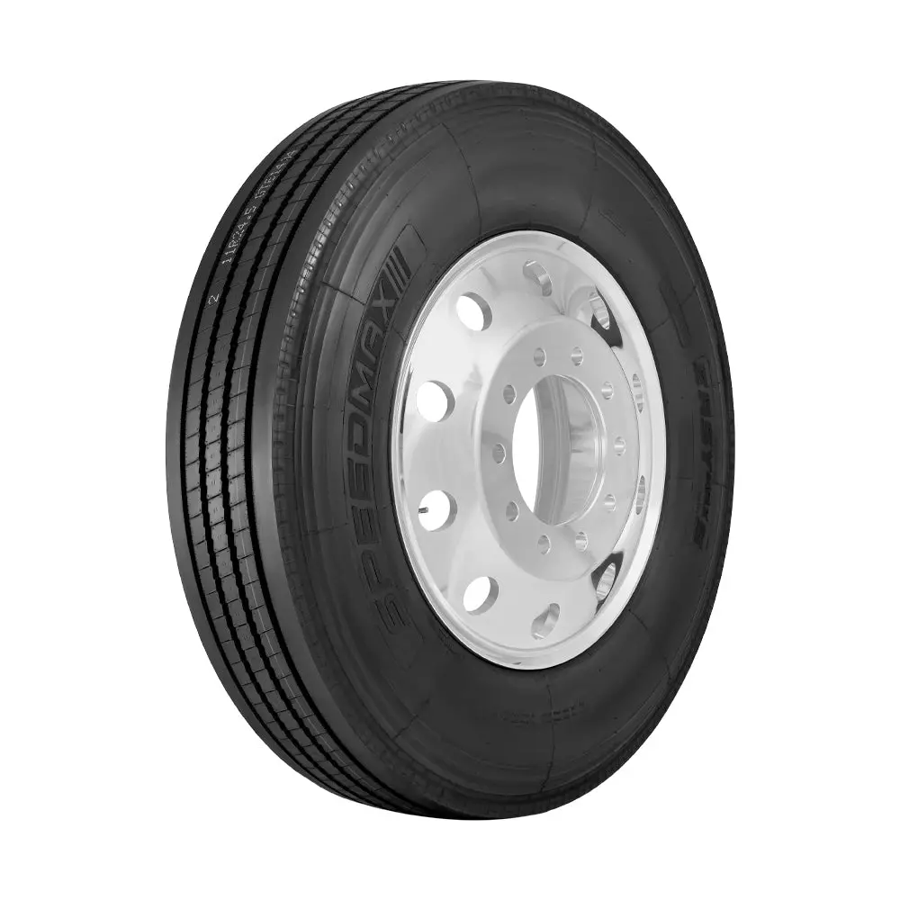 Set Of 4 Tires 245/70R19.5 Speedmax Easymax Steer All Position 16 Ply 1