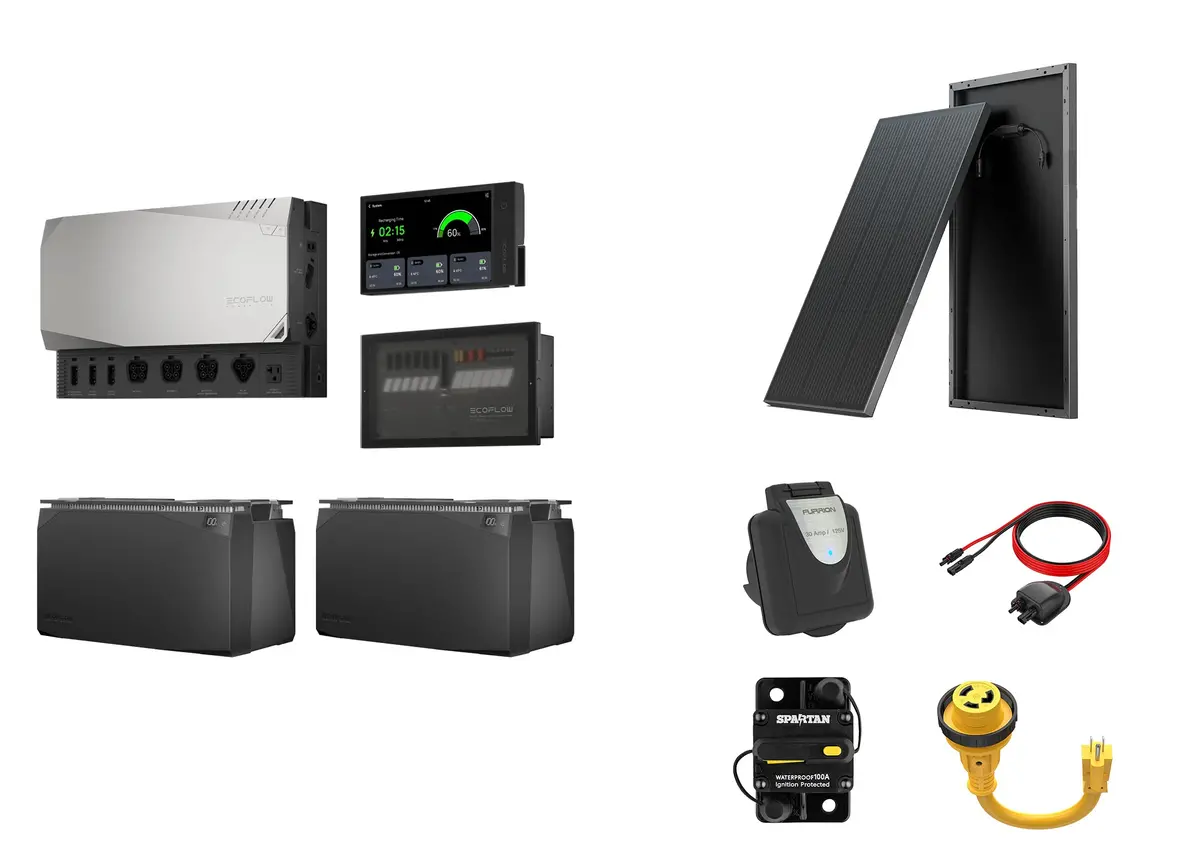 Ecoflow 10Kwh Independence Power Kit + Free 200W Solar Panels & Install Bundle 1