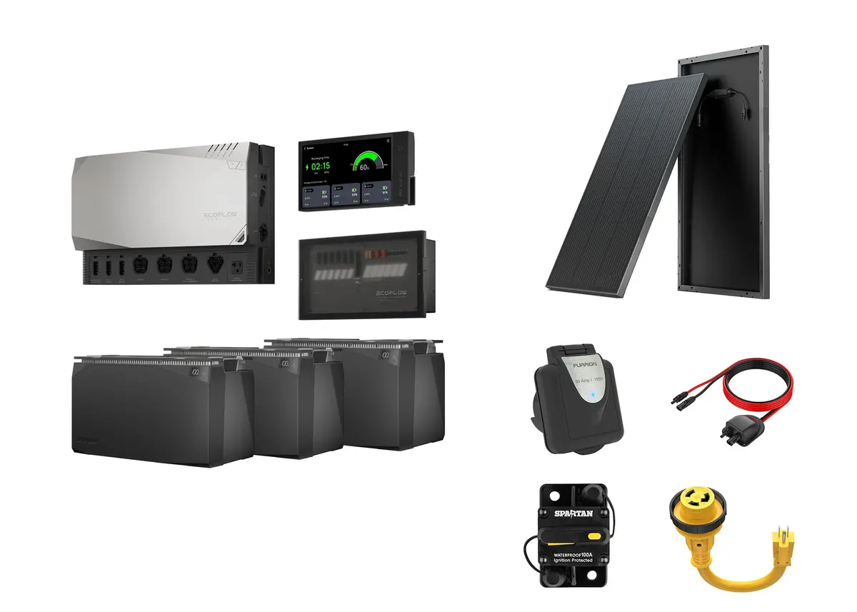 Ecoflow 15Kwh Independence Power Kit + Free 200W Solar Panels & Install Bundle 1