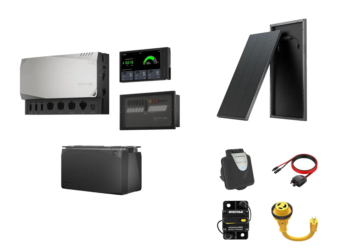 Ecoflow 5Kwh Independence Power Kit + Free 200W Solar Panels & Install Bundle 1