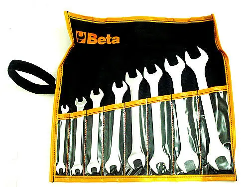 Beta Italian Open Ended Spanner Set As Supplied To Ferrari In Beta Tool Roll Fer01035 1