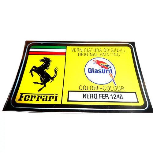 Paint Code Sticker Nero Fer 1240 Fer02055 1