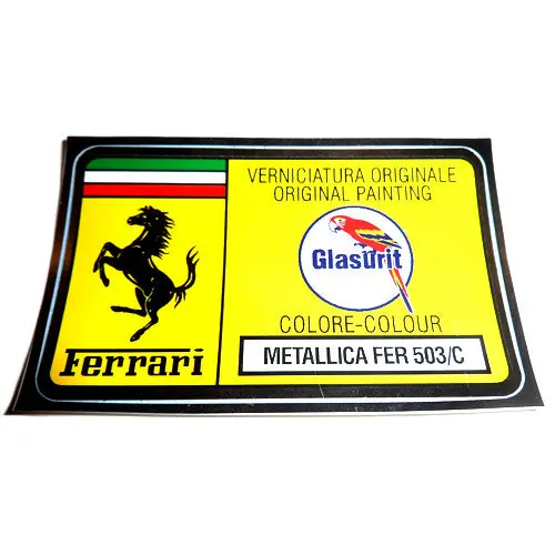 Paint Code Sticker Metllica Fer 503/C Fer02060 1