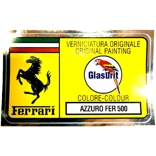 Paint Code Sticker Azzuro Fer 500 Fer02110 1
