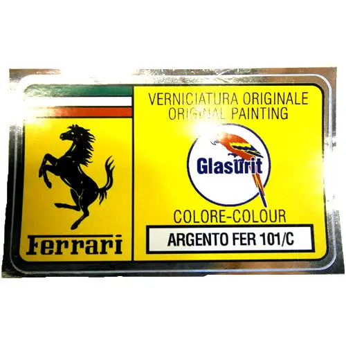 Paint Code Sticker Argento Fer 101/C Fer02130 1