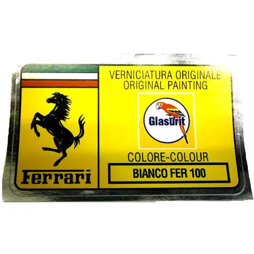 Paint Code Sticker Bianco Fer 100 Fer02190 1