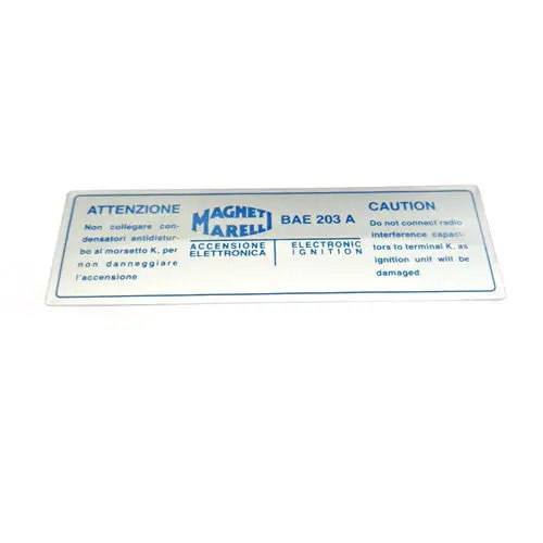 Coil Sticker, Bae 203 A  Fer02255 1