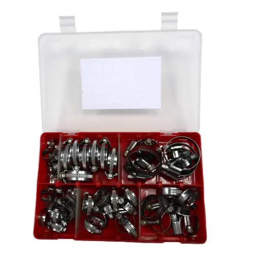 Uprated Stainless Steel Hose Clip Selection Fer10015 1