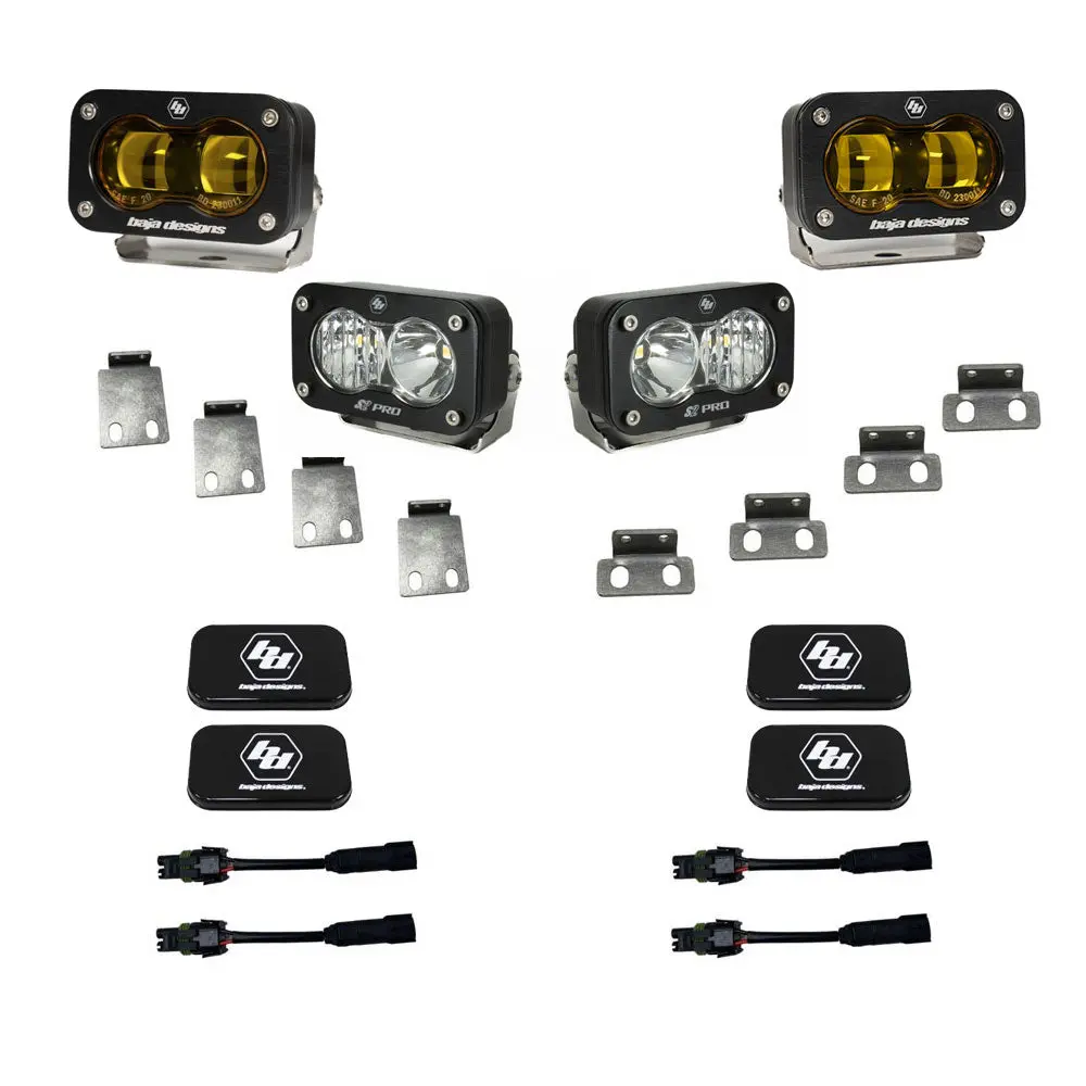 Baja Designs 448183 S2 Sae/S2 Pro Fog Pocket Kit 1