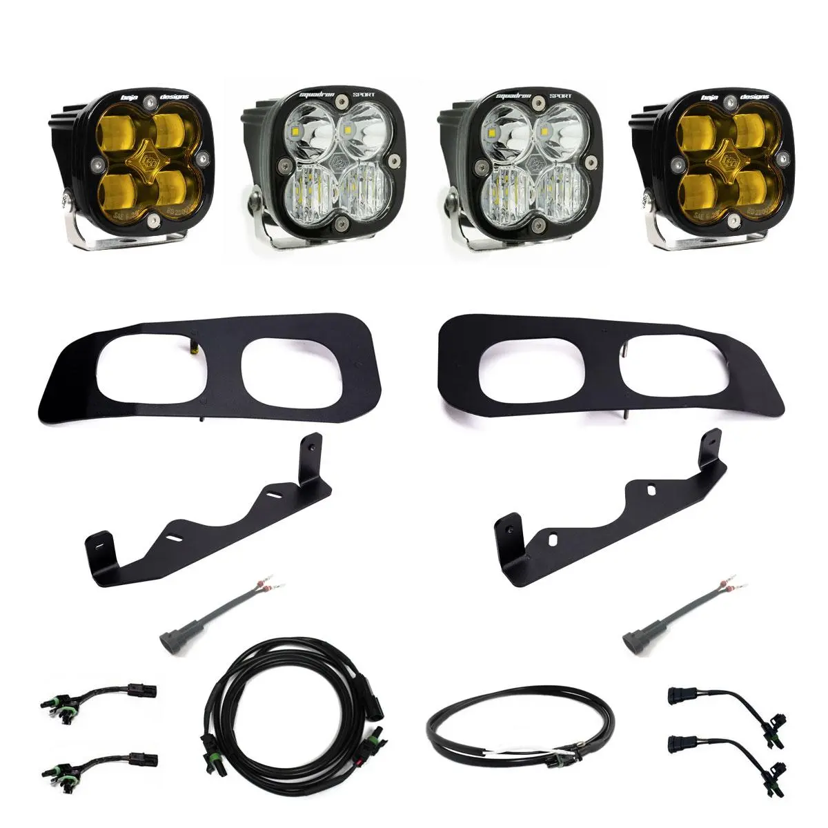 Baja Designs 448226Up Squadron Sae/Squadron Sport Dual Fog Pocket Light Kit 1