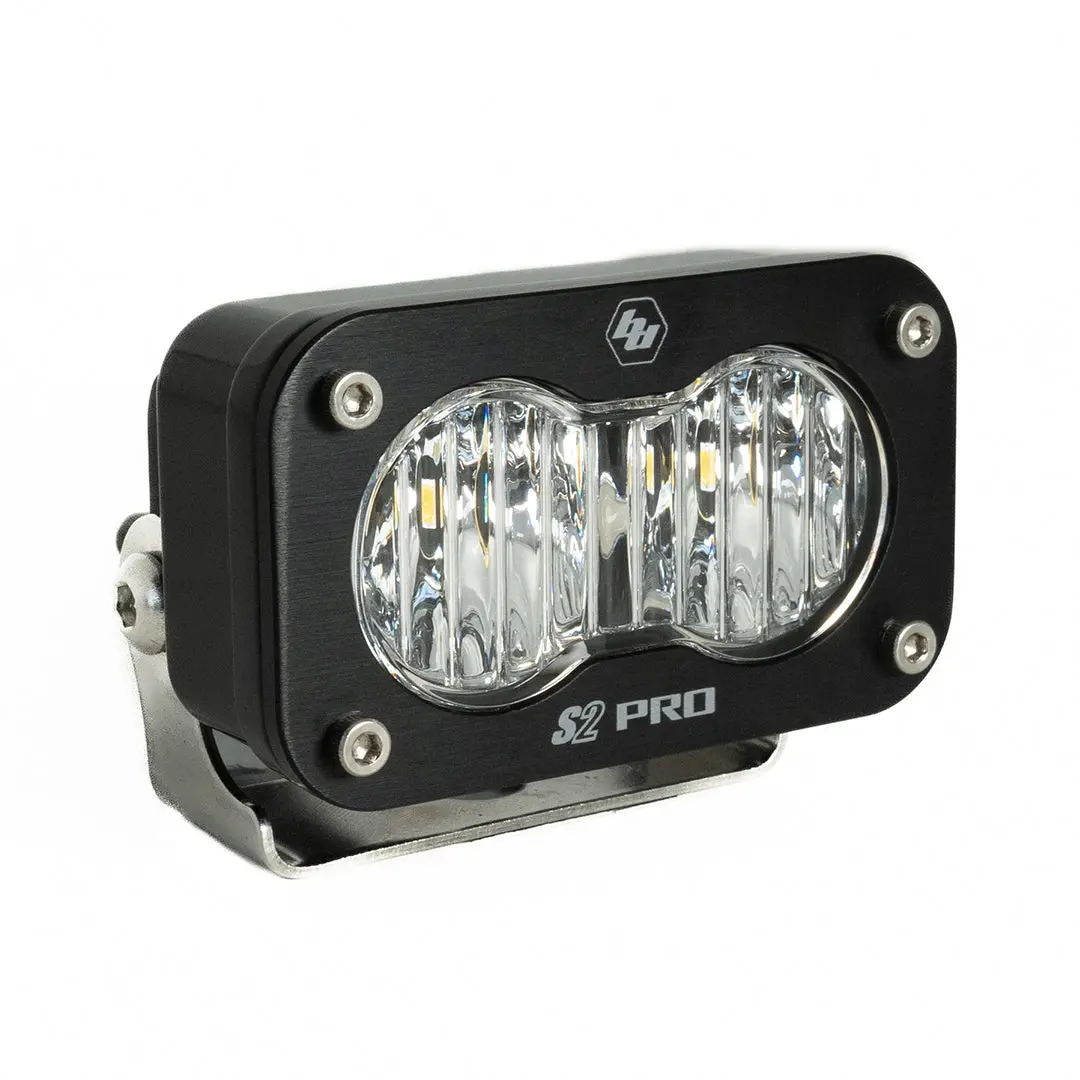 Baja Designs 480005 S2 Pro Black Led Light Pod (Wide Cornering; Clear) 1