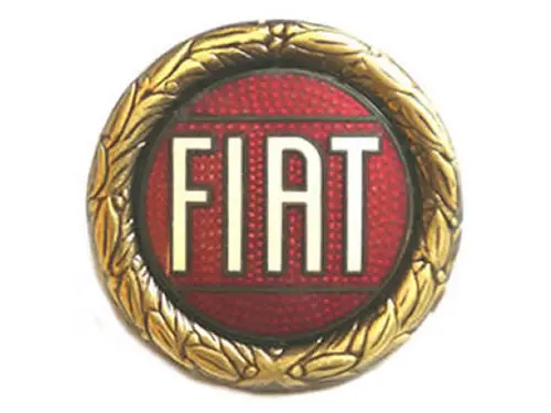 "Fiat" Enamel Badge Fia02065 1