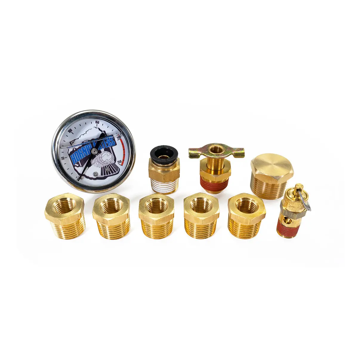 8-Gallon Dual Compressor Fitting Kit 1