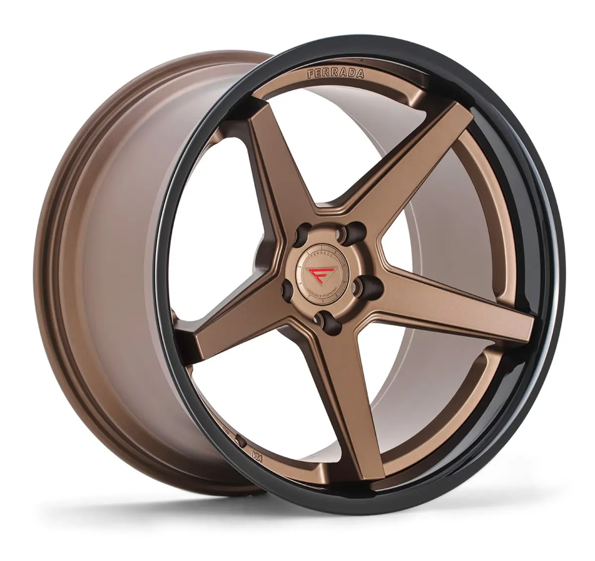 Ferrada Fr3 Tesla Model 3 20" Front And Rear Wheel And Tire Package - Matte Bronze 1