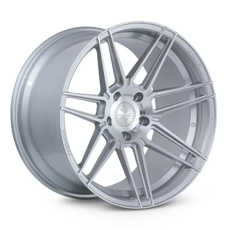 Ferrada Fr6 Tesla Model 3 20" Front And Rear Wheel And Tire Package - Machine Silver 1