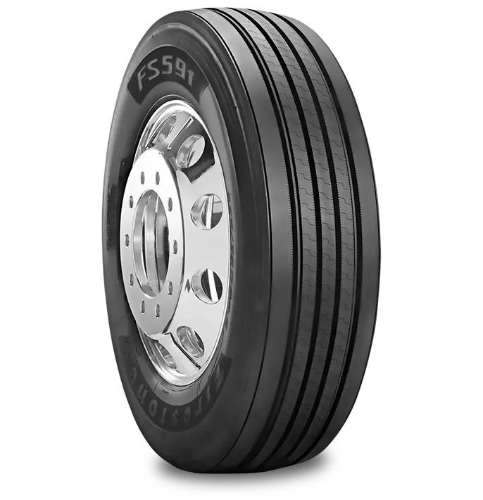 Tire 11R24.5 Firestone Fs591 Steer 16 Ply 1