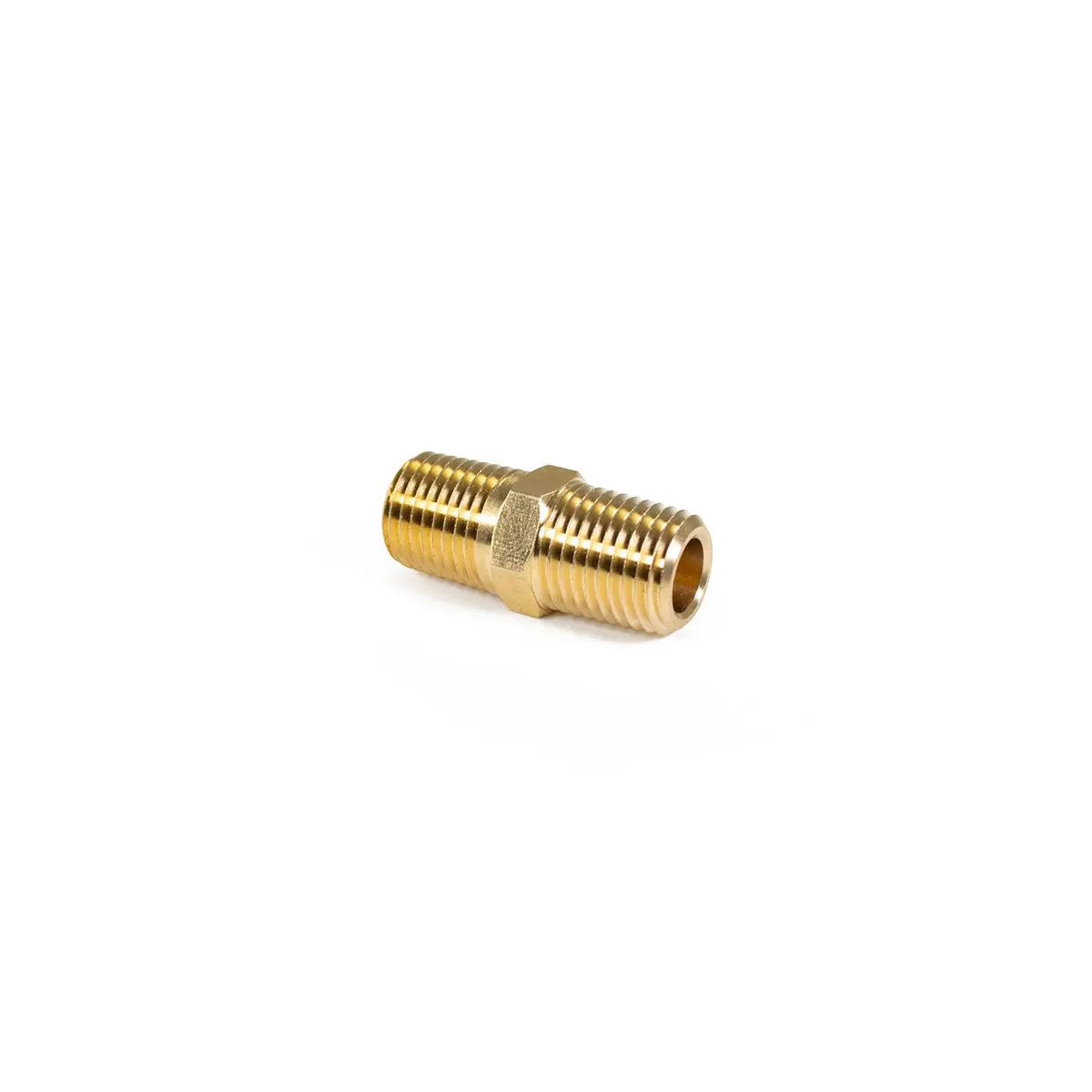 1/4" Male Npt To 1/4" Male Npt Hex Nipple 1