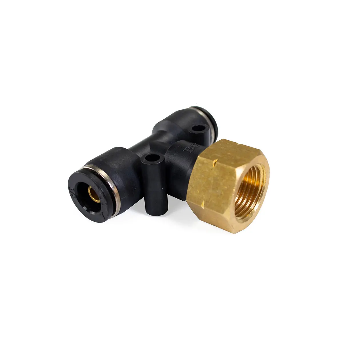 3/8" Female Npt To 3/8" Ptc Union Tee 1