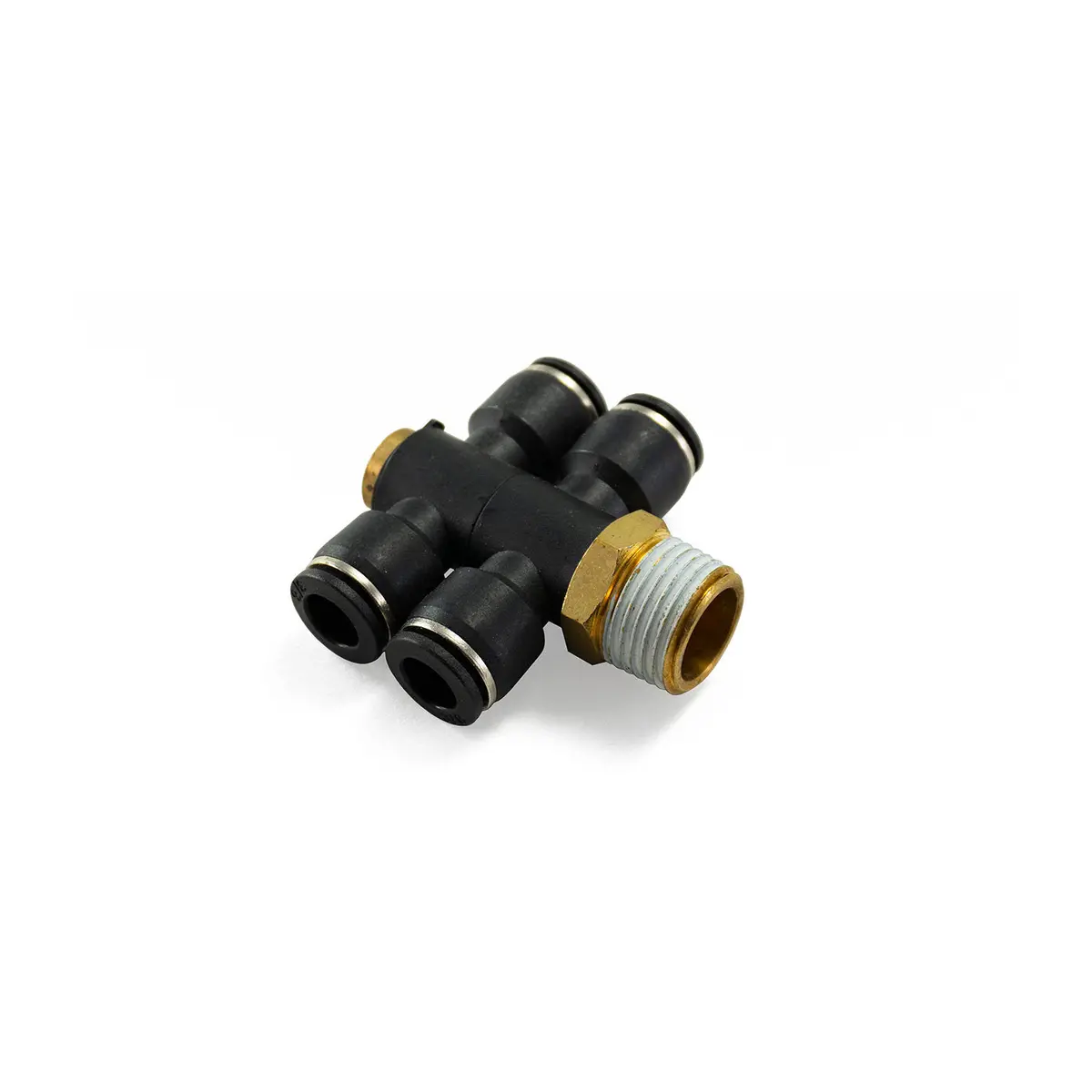 1/2" Male Npt To 3/8" Ptc 4-Way 1