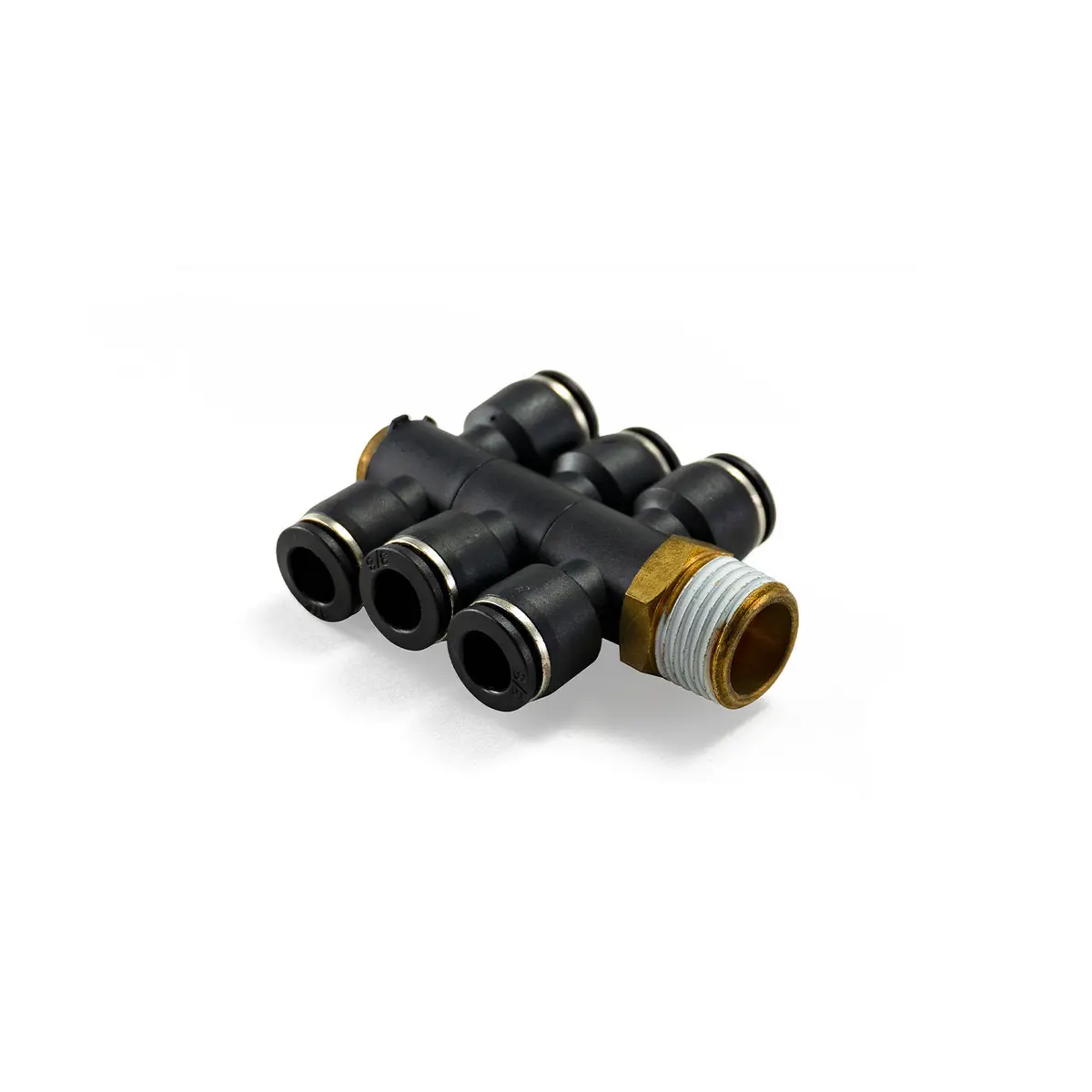 1/2" Male Npt To 3/8" Ptc 6-Way 1