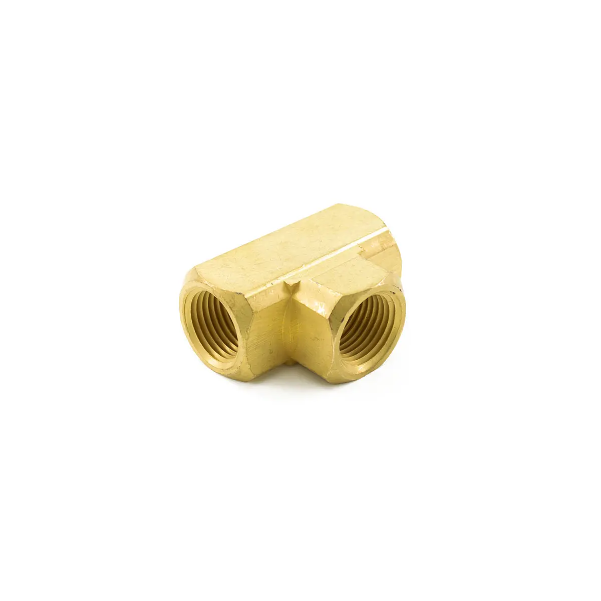 1/2" Npt Brass Tee Fitting 1
