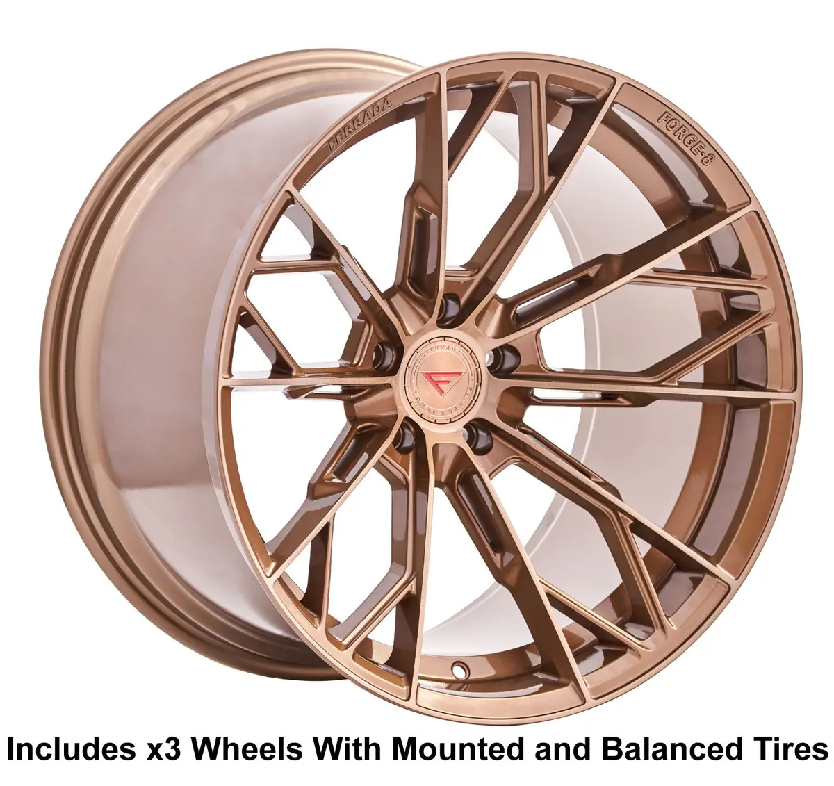 Ferrada F8-Fr11 Forged Slingshot 20" Wheel And Tire Package 1