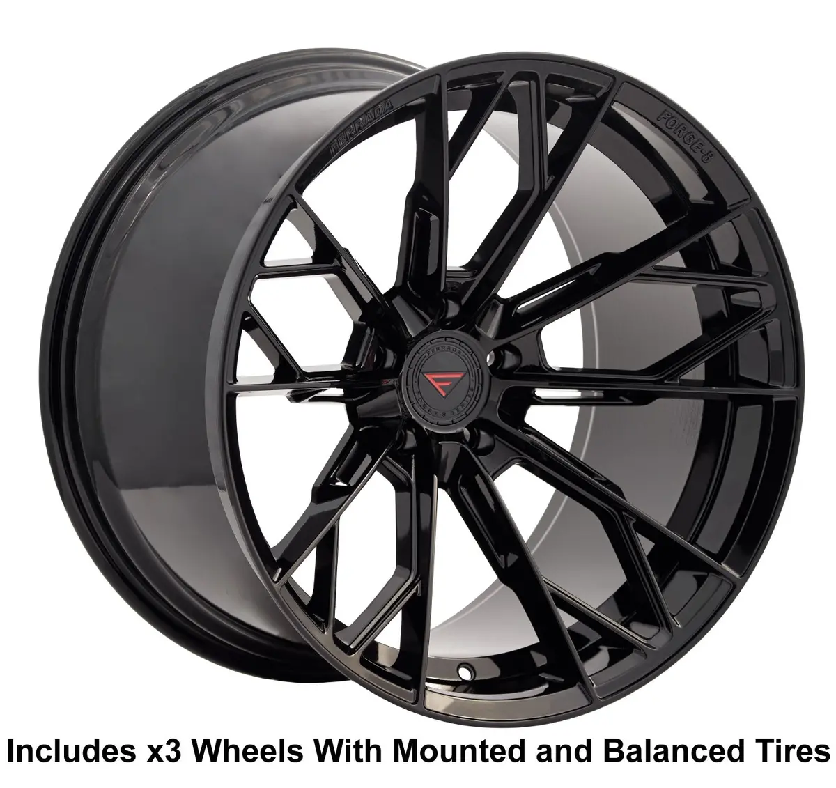 Ferrada F8-Fr11 Forged Slingshot 20" Wheel And Tire Package 1