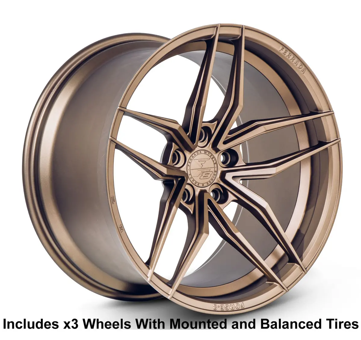 Ferrada F8-Fr5 Forged Slingshot 20" Wheel And Tire Package 1