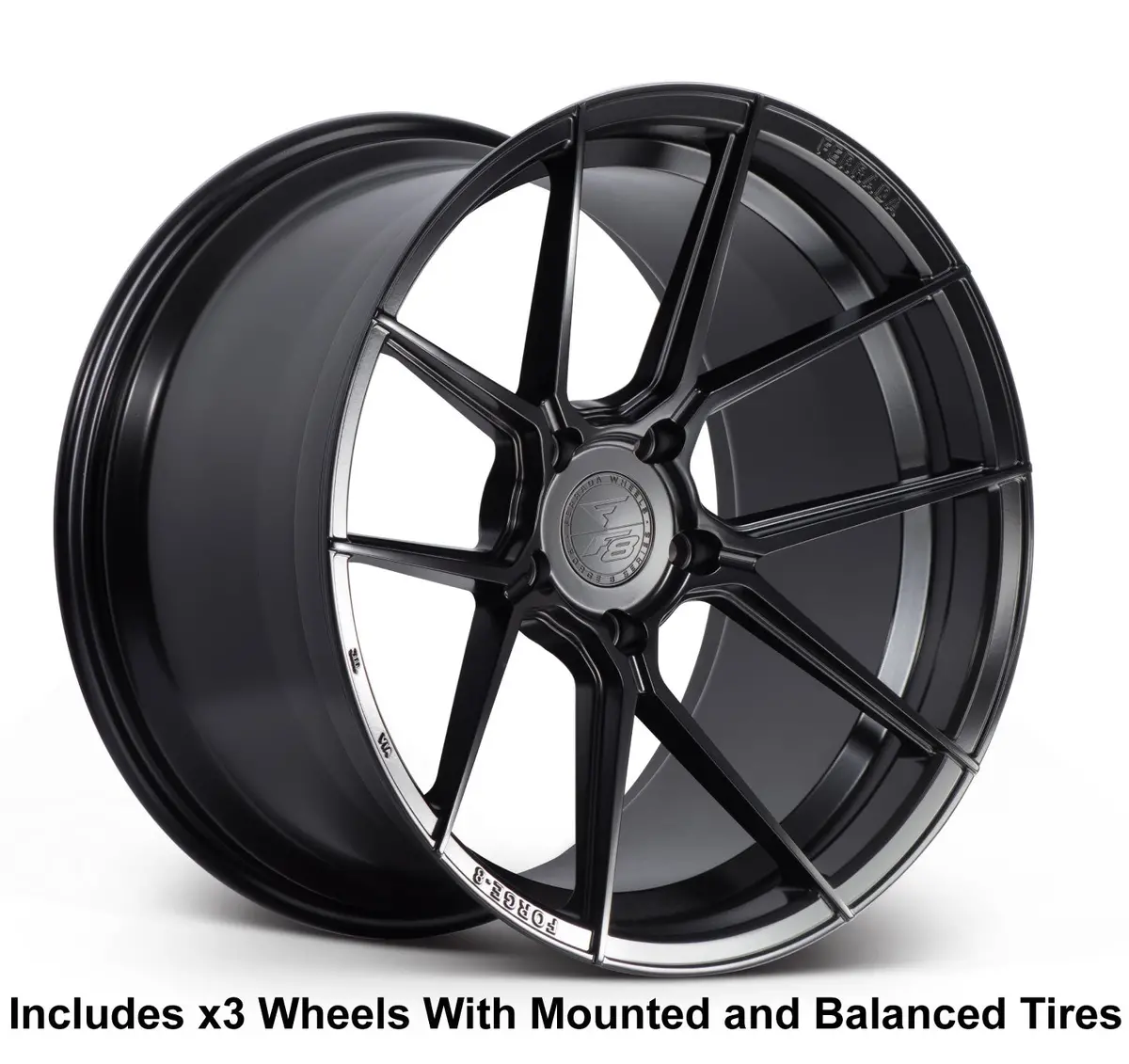 Ferrada F8-Fr8 Forged Slingshot 20" Wheel And Tire Package 1