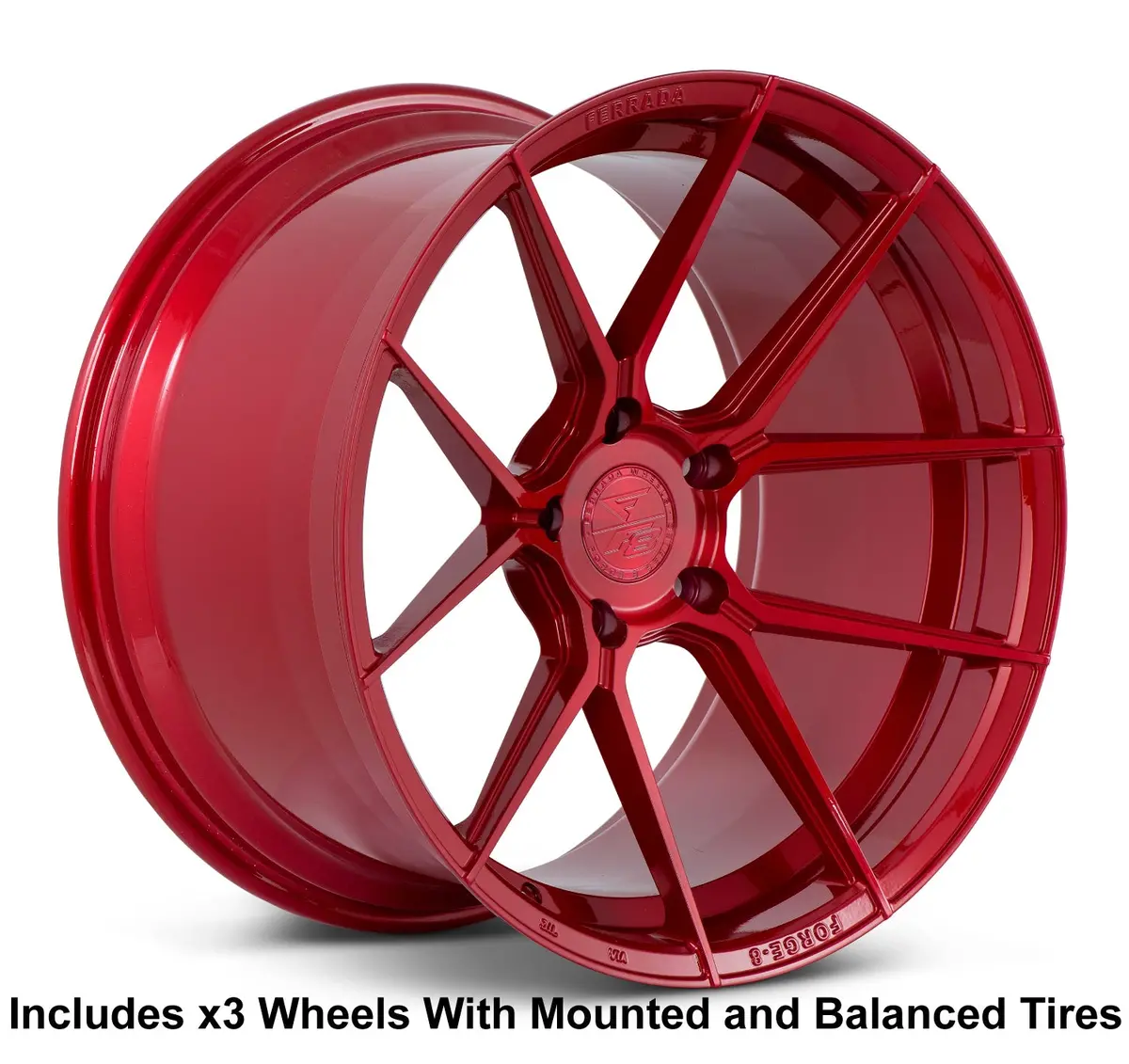 Ferrada F8-Fr8 Forged Slingshot 20" Wheel And Tire Package 1