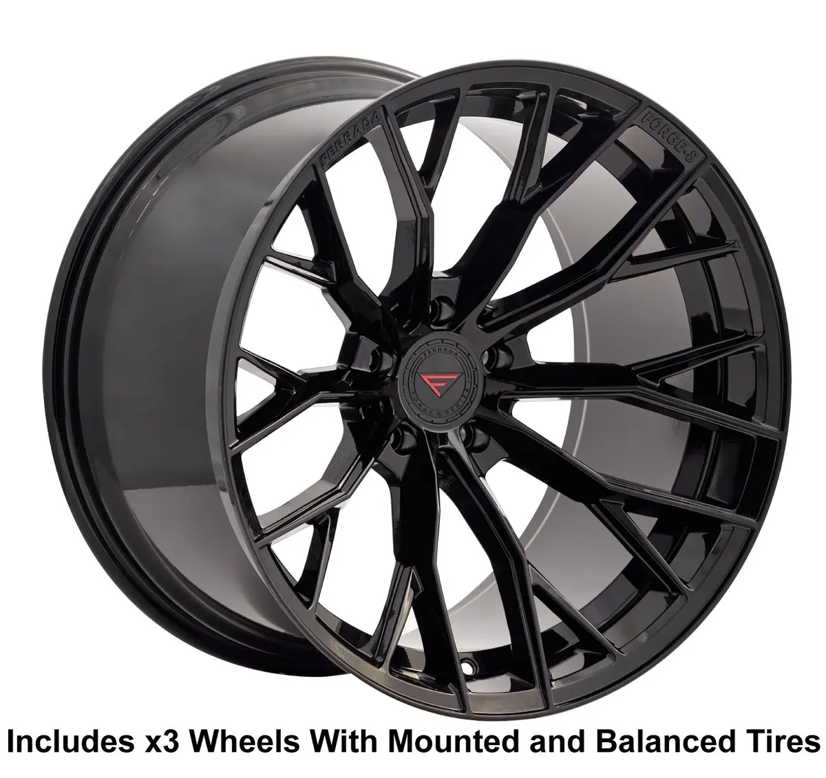 Ferrada F8-Fr9 Forged Slingshot 20" Wheel And Tire Package 1