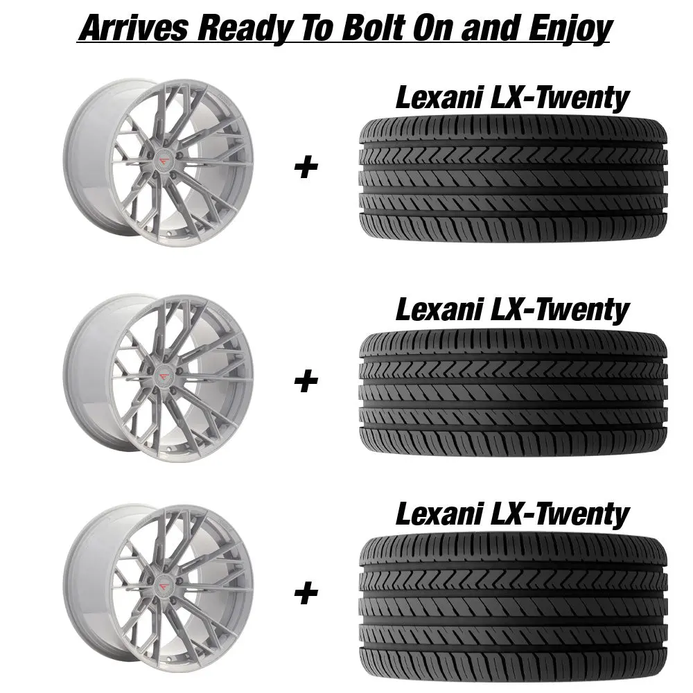 Ferrada F8-Fr11 Forged Slingshot 20" Wheel And Tire Package 1