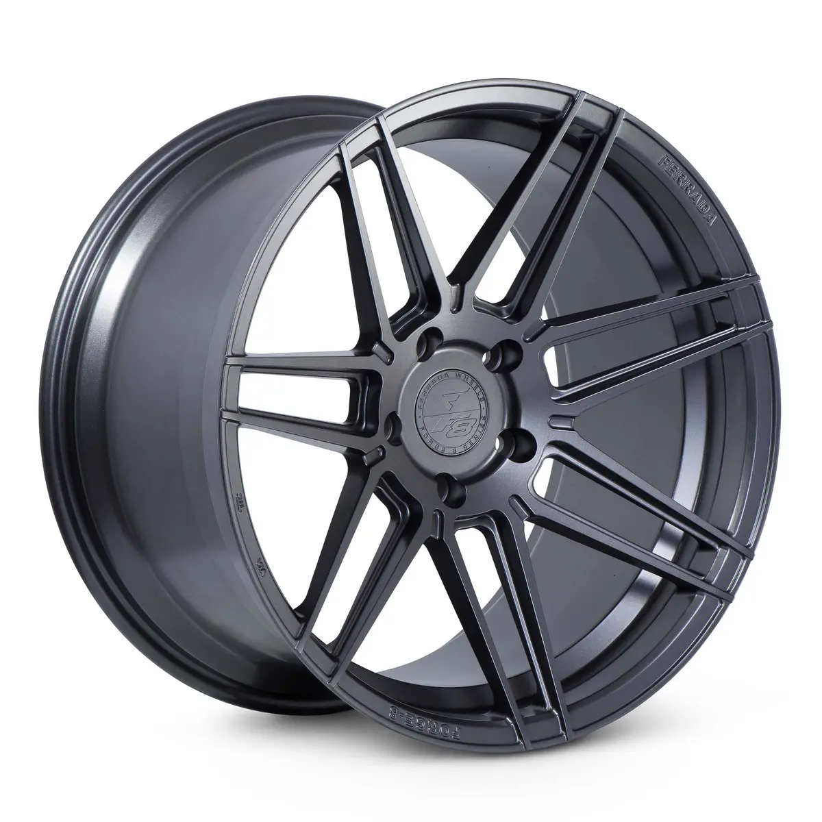 Ferrada Fr6 Tesla Model 3 20" Front And Rear Wheel And Tire Package - Graphite 1