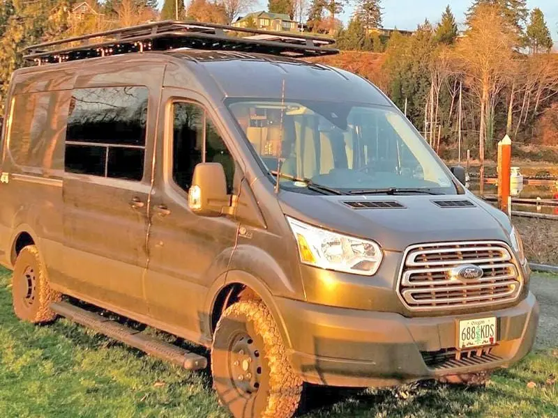 Aluminess 2015+ Ford Transit 130" Weekender Roof Rack (Med/Low Roof) 1