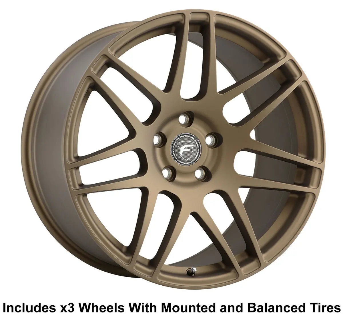Forgestar F14 Slingshot 20" Super Wide Rear (345 Or 335) Wheel And Tire Package 1