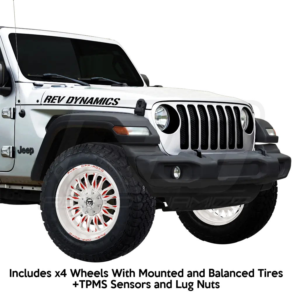 Fuel Arc Jeep Wrangler Jl 20" Wheel And 35" Tire Package 1