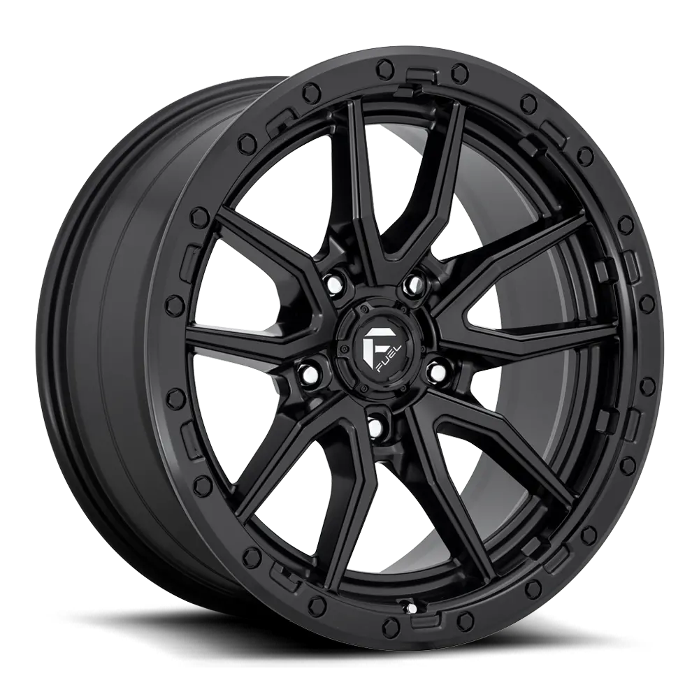 Fuel Rebel-5 Jeep Wrangler Jl 20" Wheel And 33" Tire Package 1
