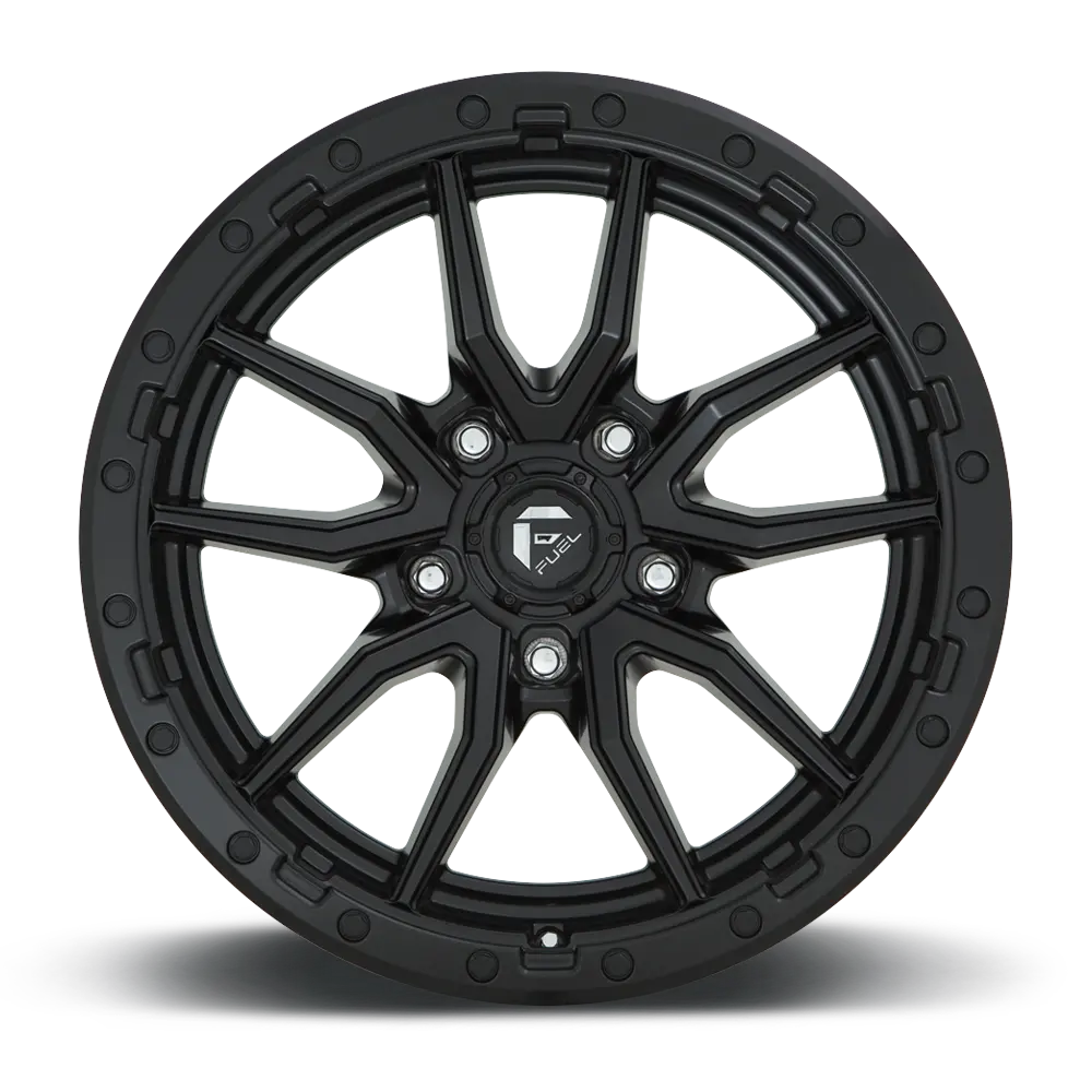 Fuel Rebel-5 Jeep Wrangler Jl 20" Wheel And 33" Tire Package 3