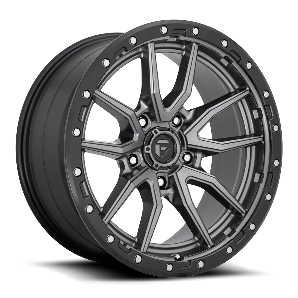 Fuel Rebel-5 Jeep Wrangler Jl 20" Wheel And 35" Tire Package 1